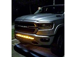 Single 40-Inch Amber LED Light Bar with Bumper Mounting Brackets (19-25 RAM 1500, Excluding RHO & TRX)