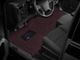 Single Layer Diamond Floor Mats; Black and Red Stitching (19-24 RAM 1500 Regular Cab w/ Bench Seat)