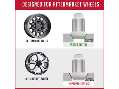 Spline Spike Chrome Lug Nut Kit; 1/2-Inch x 20; Set of 20 (94-01 RAM 1500)