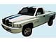 SS/T Stripe Kit; Blue (97-98 RAM 1500)