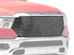 Stainless Steel Billet Upper Grille Insert; Chrome (19-24 RAM 1500 Big Horn, Laramie, Lone Star, Tradesman)