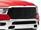 Stainless Steel Billet Upper Replacement Grille; Black (19-24 RAM 1500 Big Horn, Laramie, Lone Star, Tradesman)