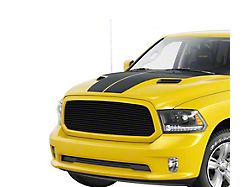 Stainless Steel Billet Upper Replacement Grille; Black (13-18 RAM 1500, Excluding Laramie Longhorn, Laramie Limited, Sport & Rebel)