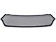 Stainless Steel Rivet Upper Grille Insert; Black (19-24 RAM 1500 Big Horn, Laramie, Lone Star, Tradesman)