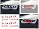 Standard Hood Letter Overlay Decals; Carbon Fiber (19-24 3.0L EcoDiesel RAM 1500)