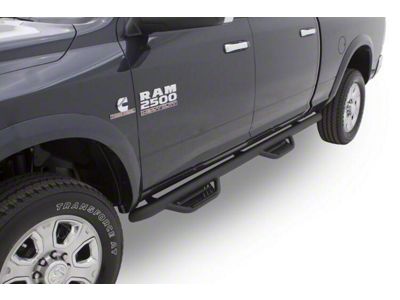 Terrain HX Side Step Bars; Black (15-18 RAM 1500 Crew Cab)