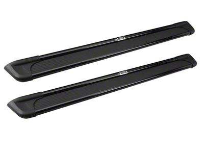 Sure-Grip Running Boards; Black Aluminum (19-25 RAM 1500 Crew Cab)