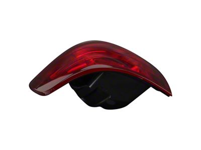 Tail Light; Chrome Housing; Red Clear Lens; Passenger Side (09-18 RAM 1500)