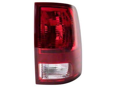 Tail Lights; Chrome Housing; Red Lens (09-18 RAM 1500)