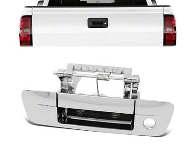 Tailgate Handle with Keyhole; Chrome (09-18 RAM 1500)