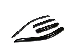 Tape-On Wind Deflectors Window Visors; Smoked (02-08 RAM 1500 Quad Cab)