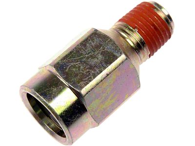 Transmission Line Connector; 1/4-Inch x 18 NPT to 3/8-Inch (94-99 RAM 1500)