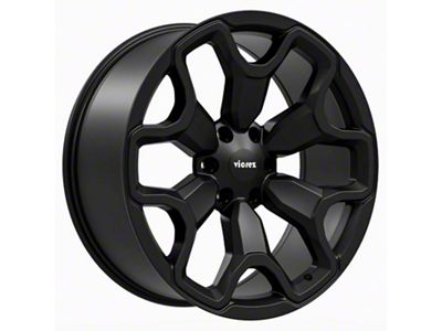 TRX Style Matte Black 6-Lug Wheel; 22x9; 18mm Offset (19-24 RAM 1500)