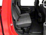 Underseat Storage with Lockable Lid; Black (19-25 RAM 1500 Crew Cab)