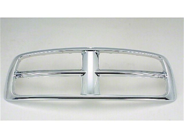 Upper Replacement Grille Shell; Black (02-05 RAM 1500)