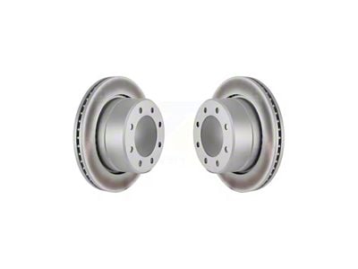 Vented 8-Lug Rotors; Rear Pair (2012 RAM 1500 Tradesman HD)