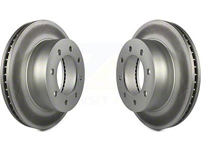 Vented Brake 8-Lug Rotors; Front Pair (06-08 RAM 1500 Mega Cab)