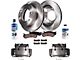 Vented 8-Lug Brake Rotor, Pad, Caliper, Brake Fluid and Cleaner Kit; Front (06-08 RAM 1500 Mega Cab)