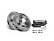 Vented 5-Lug Brake Rotor and Pad Kit; Front (02-05 RAM 1500, Excluding SRT-10)