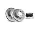 Vented 8-Lug Brake Rotor and Pad Kit; Rear (06-08 RAM 1500 Mega Cab)