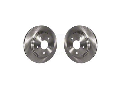 Vented 5-Lug Rotors; Front Pair (02-18 RAM 1500, Excluding SRT-10 & Mega Cab)