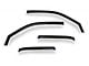 Ventgard Window Deflectors; Smoked; Front and Rear (09-18 RAM 1500 Quad Cab)