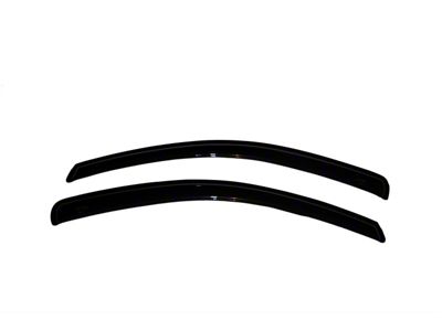 Ventvisor Window Deflectors; Front; Dark Smoke (00-01 RAM 1500 Regular Cab w/ Towing Mirrors)