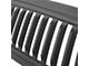 Vertical Fence Style Upper Replacement Grille; Matte Black (09-12 RAM 1500)