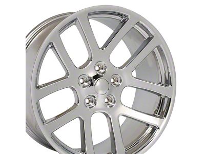 Viper Style Chrome 5-Lug Wheel; 22x10; 25mm Offset (94-01 RAM 1500)