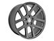 Viper Style Gunmetal Gray 5-Lug Wheel; 22x10; 25mm Offset (94-01 RAM 1500)