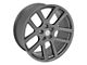 Viper Style Gunmetal Gray 5-Lug Wheel; 22x10; 25mm Offset (94-01 RAM 1500)