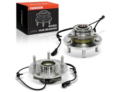 Wheel Bearing and Hub Assemblies with ABS Sensor; Front (12-18 RAM 1500)