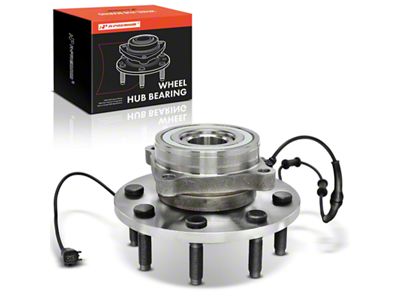 Wheel Bearing and Hub Assembly with ABS Sensor; Front (06-08 4WD RAM 1500 Mega Cab)