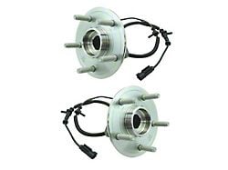 Wheel Bearing and Hub Assembly Set; Front (12-18 4WD RAM 1500)