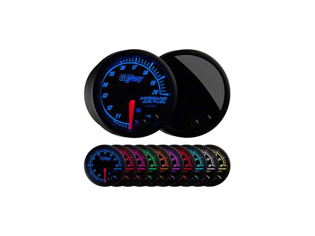 Wideband Air/Fuel Ratio Gauge; Elite 10 Color (Universal; Some Adaptation May Be Required)