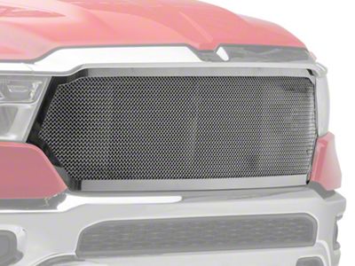 Wire Mesh Upper Replacement Grille; Chrome (19-24 RAM 1500 Big Horn, Laramie, Long Star, Tradesman)