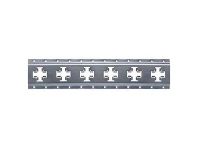 X-Track Rail; Zinc Plated; 24-Inch