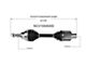 Xtreme Duty CV Axles; Front (12-18 4WD RAM 1500)