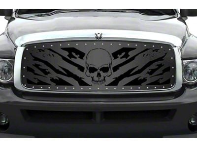 1-Piece Steel Upper Grille Insert; Nightmare (03-05 RAM 2500)