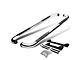 3-Inch Round Side Step Bars; Stainless Steel (03-09 RAM 2500 Quad Cab)