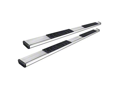 4-Inch Riser Running Boards; Stainless Steel (10-24 RAM 2500 Crew Cab)
