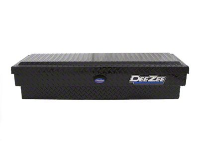 48-Inch Blue Label Series Side Mount Tool Box; Gloss Black (Universal; Some Adaptation May Be Required)