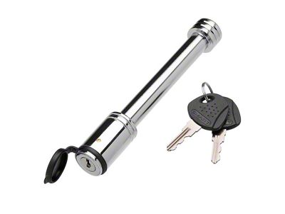 5/8-Inch Class V Barrel Style Receiver Lock; 4-Inch; Chrome