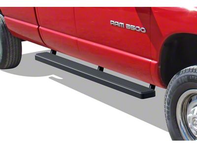 5-Inch iStep Running Boards; Black (03-09 RAM 2500 Quad Cab)