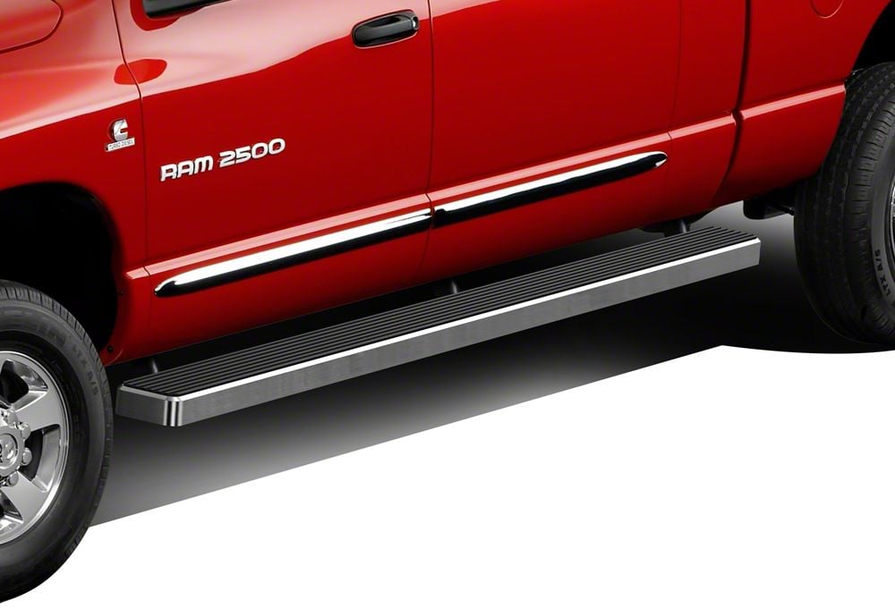 Ram 2500 5 Inch Istep Running Boards Hairline Silver 06 09 Ram 2500 Mega Cab 5792