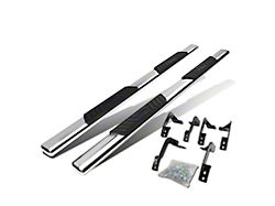 5-Inch Straight Nerf Side Step Bars; Stainless Steel (10-24 RAM 2500 Crew Cab)