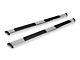 5-Inch Wide Flat Running Boards; Stainless Steel (10-24 RAM 2500 Crew Cab)