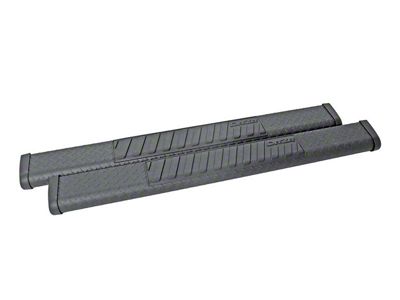 6-Inch BlackTread Side Step Bars without Mounting Brackets; Textured Black (10-24 RAM 2500 Regular Cab)