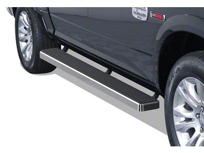 6-Inch iStep Running Boards; Hairline Silver (10-24 RAM 2500 Crew Cab)