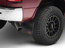 8-Inch Rek Mesh Offset Mud Flaps; Front or Rear; Red (Universal; Some Adaptation May Be Required)